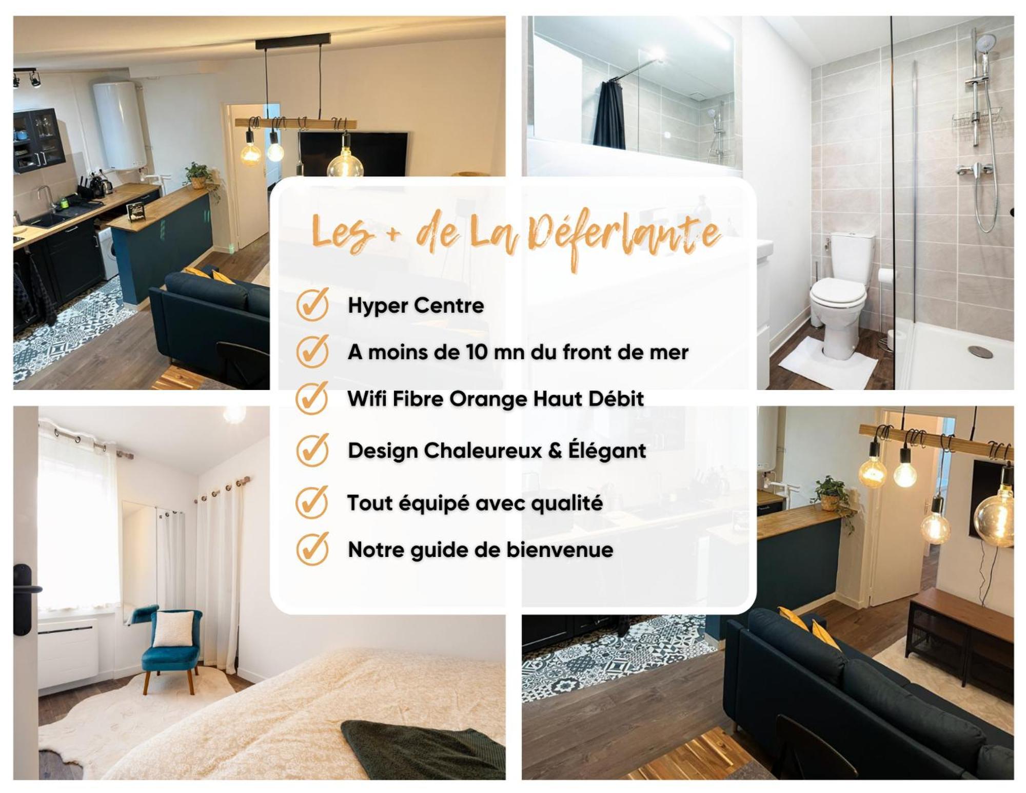 La Deferlante - Hyper Centre - Parking Prive - 300 M Plage Сен-Назер Экстерьер фото